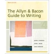 Allyn & Bacon Guide to Writing, The: Brief Edition 9780321291516