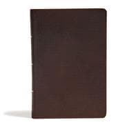 CSB Super Giant Print Reference Bible, Brown Genuine Leather 9781433651526
