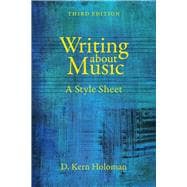 Writing About Music 9780520281530