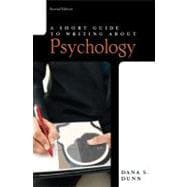 Short Guide to Writing about Psychology 9780205521562