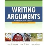 Writing Arguments A Rhetoric with Readings, Brief Edition 9780205171569