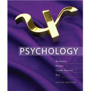Study Guide for Bernstein/Penner/Clarke-Stewart/Roy’s Psychology, 9th 9781111301569
