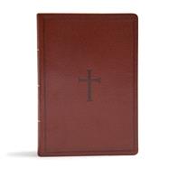 CSB Super Giant Print Reference Bible, Brown LeatherTouch 9781433651601