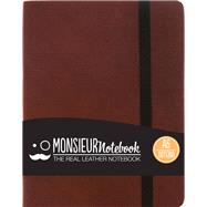 Monsieur Notebook Brown Leather Dot Grid Small 9781781431610