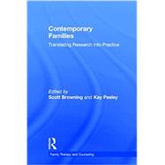 Contemporary Families: Translating Research Into Practice 9780415711623