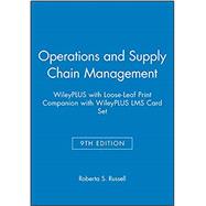 Operations and Supply Chain Management : WileyPLUS with Loose-Leaf Print Companion 9781119371632