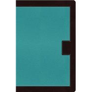 The Holy Bible: New King James Version, Turquoise Reptile/Espresso Leathersoft Giant Print Reference Bible 9780718011659
