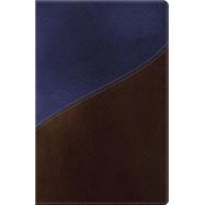 The Holy Bible: New King James Version, Rich Navy/Rustic Brown Leathersoft Giant Print Center-Column Reference Bible 9780718011666