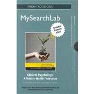 MySearchLab with Pearson eText - Standalone Access Card - for Clinical Psychology A Modern Health Profession 9780205871674
