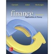 Finance: Applications and Theory 9780077861681