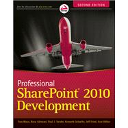 Professional Sharepoint 2010 Development 9781118131688