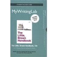 NEW MyWritingLab with Pearson eText -- Standalone Access Card -- for The Little, Brown Handbook 9780205911691