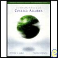 S.S.M. Fundamentals Of College Algebra 9780534381691