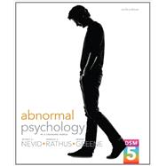 Abnormal Psychology in a Changing World 9780205961719