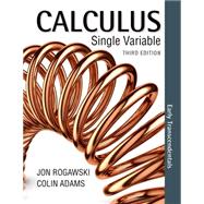 Calculus Early Transcendentals Single Variable 9781464171741