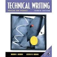 Technical Writing : Process and Product 9780130981745