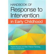 Handbook of Response to Intervention (RTI) in Early Childhood 9781598571745