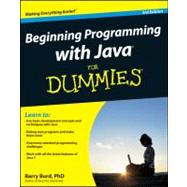Beginning Programming with Java For Dummies 9780470371749