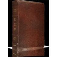 Holy Bible: English Standard Version, Deep Brown, Cowhide Leather, Study Bible 9781433521782