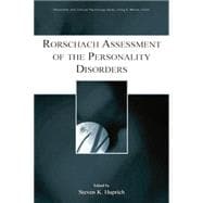 Rorschach Assessment of the Personality Disorders 9781138881792