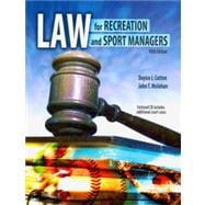 Law for Recreation and Sport Managers 9780757571800