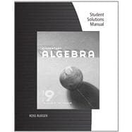 Student Solutions Manual for McKeague's Elementary Algebra, 9th 9781111571801