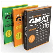 The Official Guide for GMAT 2016 / The Official Guide for GMAT Verbal Review 2016 / Official Guide for GMAT Quantitative Review 2016 9781119101819