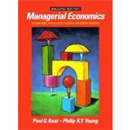 Managerial Economics : Economic Tools for Today's Decision Makers