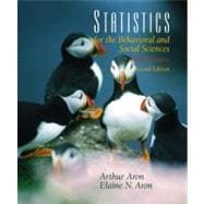 Statistics for the Behavioral and Social Sciences 9780130261861