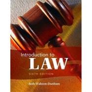 Introduction to Law 9781111311896