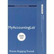 NEW MyAccountingLab with Pearson eText -- Access Card -- for Managerial Accounting 9780132891899