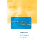 Methods for Assessing Children's Syntax