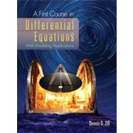A First Course in Differential Equations, 9th Edition 9781133381914