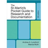 The St. Martin's Pocket Guide to Research and Documentation 9780312661922