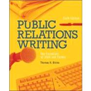 Public Relations Writing : The Essentials of Style and Format 9780073511924