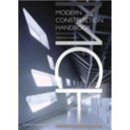 Modern Construction: Handbook 9783211991954