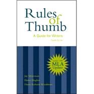 Rules of Thumb: A Guide for Writers With 1999 Mla Updates 9780072291957