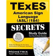 Texes American Sign Language Asl 184 Secrets 9781621201960