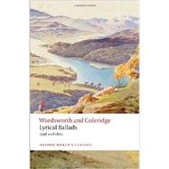 Lyrical Ballads 1798 and 1802 9780199601967