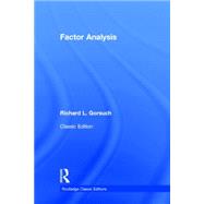 Factor Analysis: Classic Edition 9781138831988