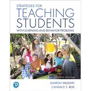 Strategies for Teaching Students with Learning and Behavior Problems 9780134792019