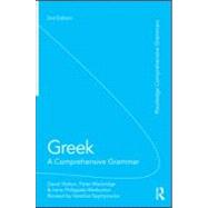 Greek: A Comprehensive Grammar of the Modern Language 9780415592024