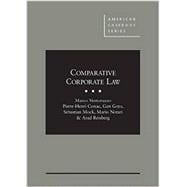 Comparative Corporate Law 9781628102031