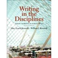 Writing in the Disciplines A Reader and Rhetoric Academic Writers with NEW MyCompLab -- Access Card Package 9780321882059