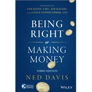 Being Right or Making Money 9781118992067