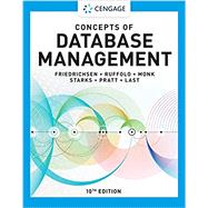 Concepts of Database Management, 10th Edition 9780357422083