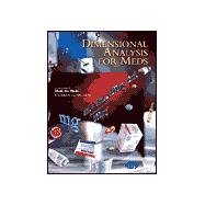 Dimensional Analysis for Meds 9780918082084