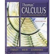 Thomas' Calculus : Early Transcendentals 9780201662092