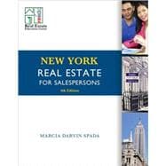 New York Real Estate F/Salespersons Spcl Ed F/Re Ed Ctr 9780324662092