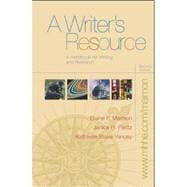 A Writer's Resource: A Handbook for Writing And Research 9780072962093